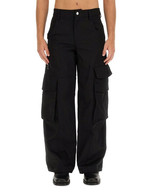 Gcds Black Ultracargo Pants for men