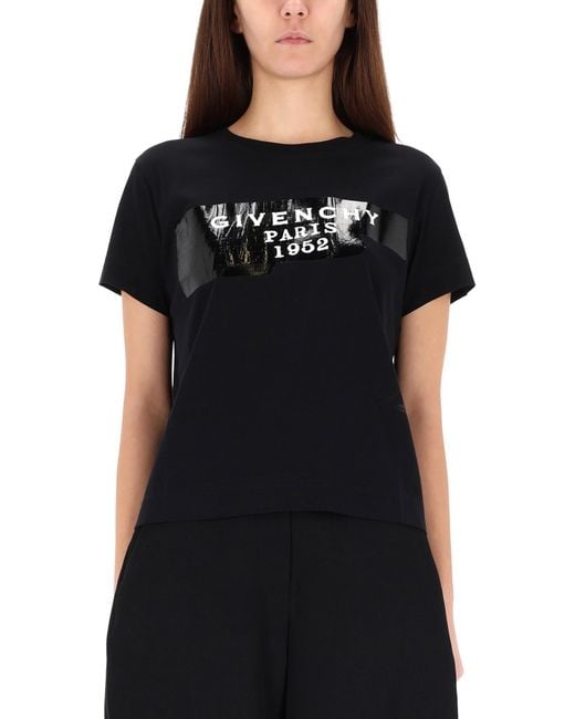 Givenchy Black T-Shirt "Tape"