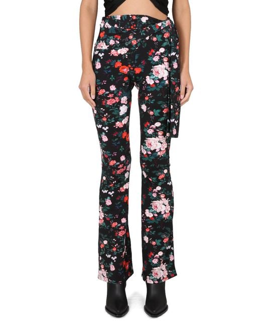 Rabanne Black Slim Fit Pants