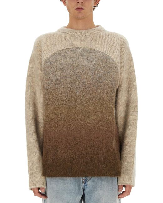 ERL Natural Mohair Blend Knit for men