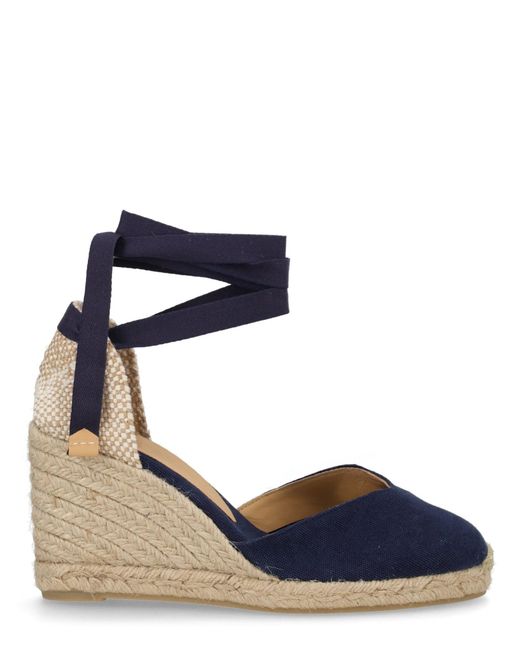 Castaner Blue Espadrille "Clear"