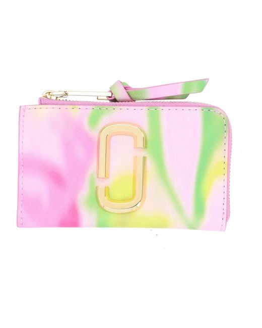 Marc Jacobs Pink Portafoglio Con Stampa