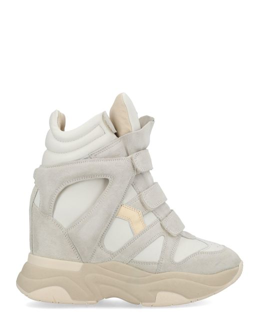 Isabel Marant Natural Sneaker "Balskee" Con Zeppa
