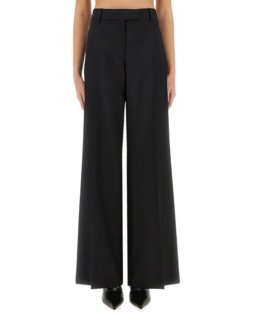 McQueen Black Pants With Side Stripes