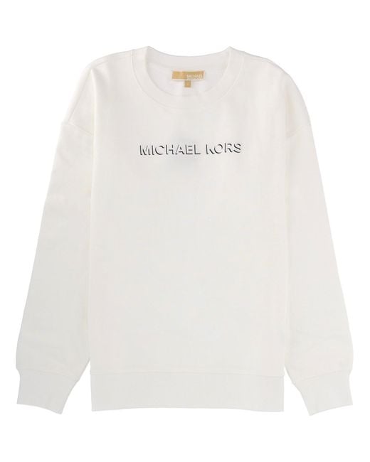 MICHAEL Michael Kors White Sweatshirt With Logo