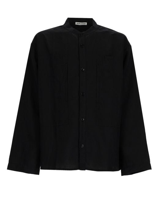 YMC Black Camicia "Hawkeye" for men