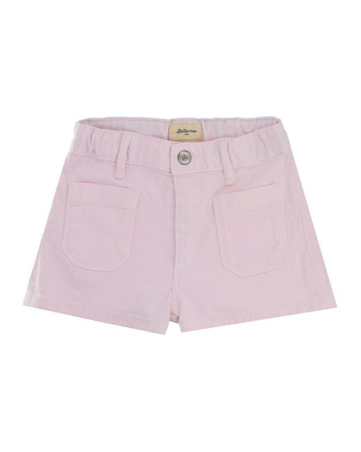 Bellerose Pink Denim Shorts