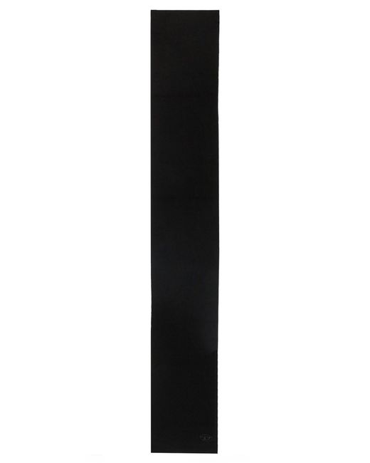 DIESEL Black K-Coder Wool Scarf for men