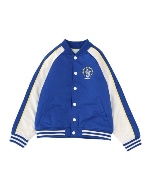 KENZO Blue Giubbotto Sportivo