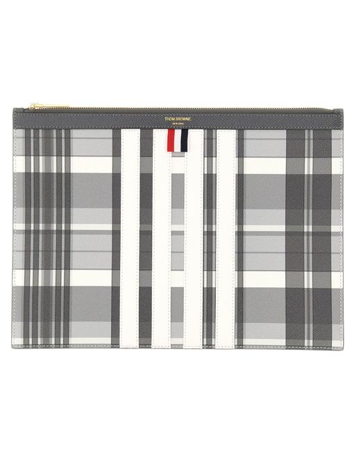 Medid Document Teast di Thom Browne in Metallic da Uomo