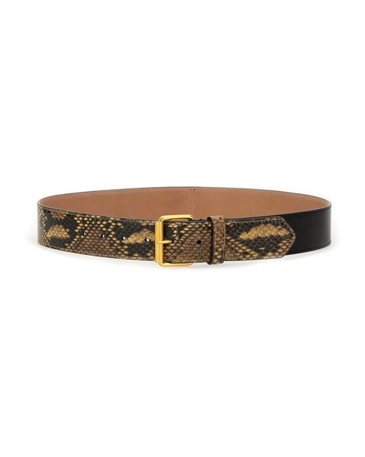 Dries Van Noten Multicolor Leather Belt