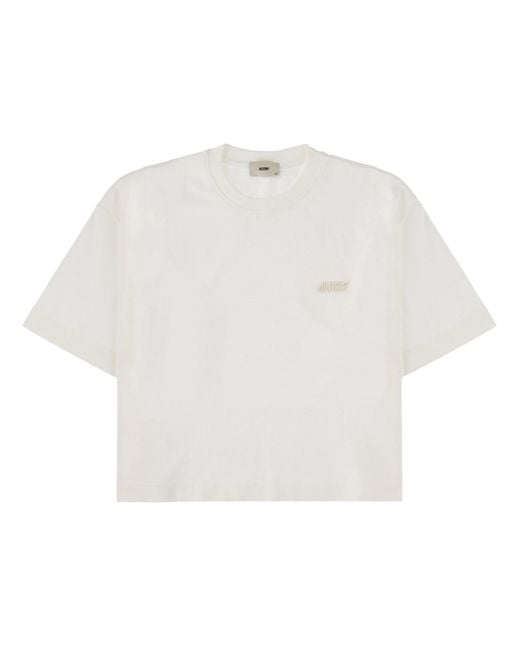 Autry White T-Shirt With Logo