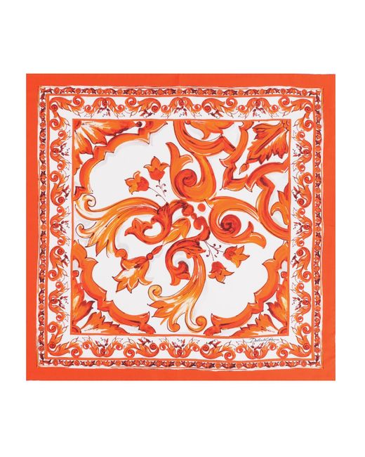 Dolce & Gabbana Orange Foulard