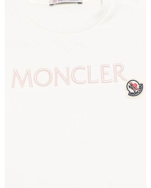 T-Shirt Con Logo di Moncler in White