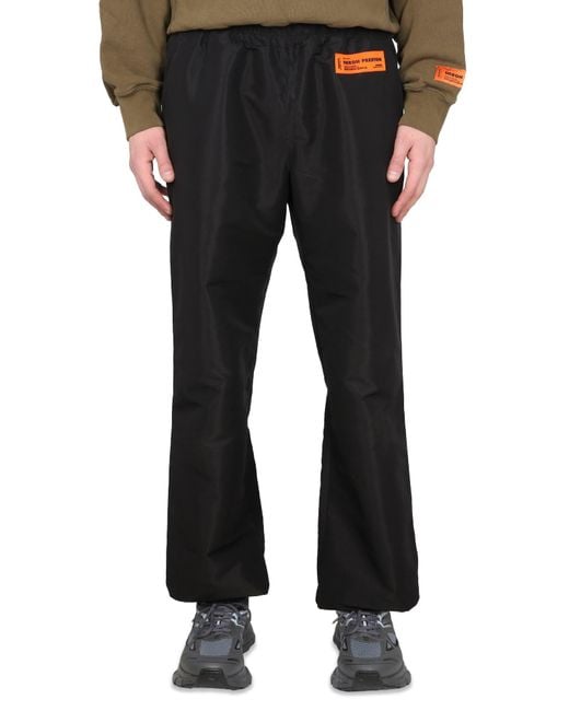 Heron Preston Black Ex-Ray Pant for men