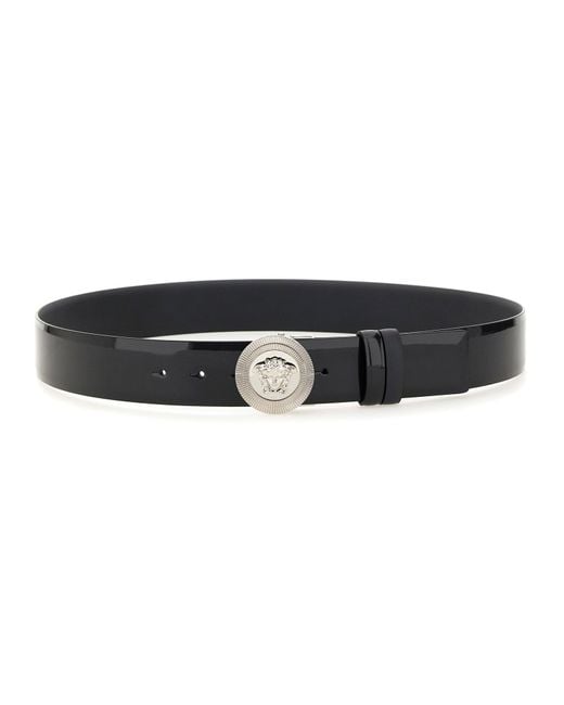 Cintura Reversibile "La Medusa" di Versace in Black da Uomo