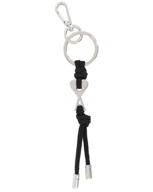 AMI White "Ami De Coeur" Keychain