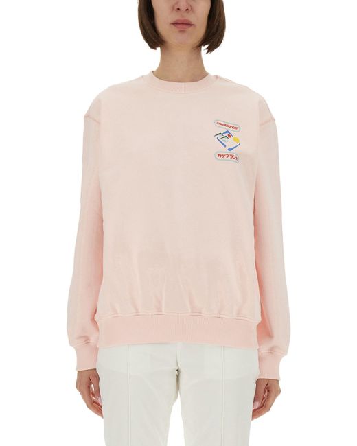Casablanca White Montagne Sportif" Sweatshirt