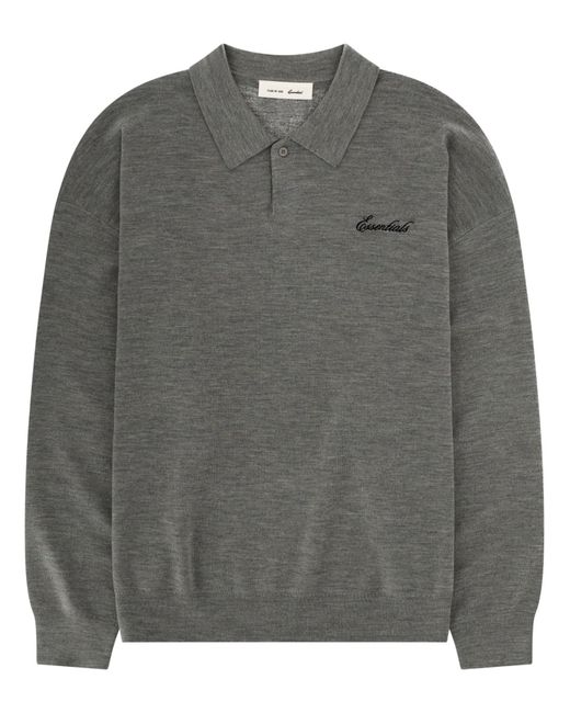 Fear Of God Gray Polo "Signature 90's" for men