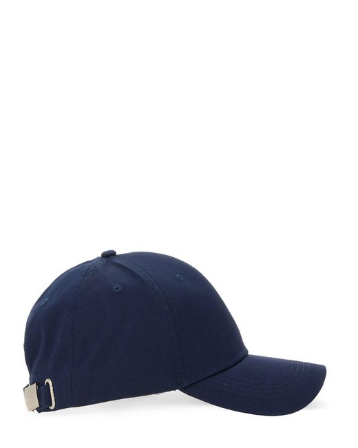 Cappello Da Baseball Con Logo di Aspesi in Blue da Uomo