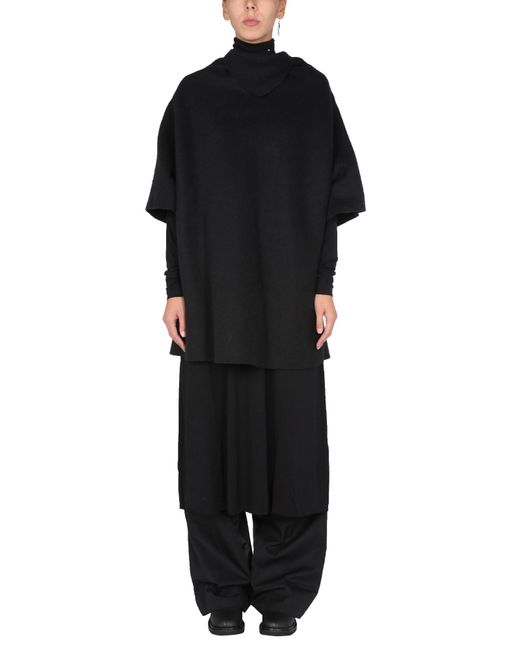 Raf Simons Black Ataraxia Wool Blend Dress
