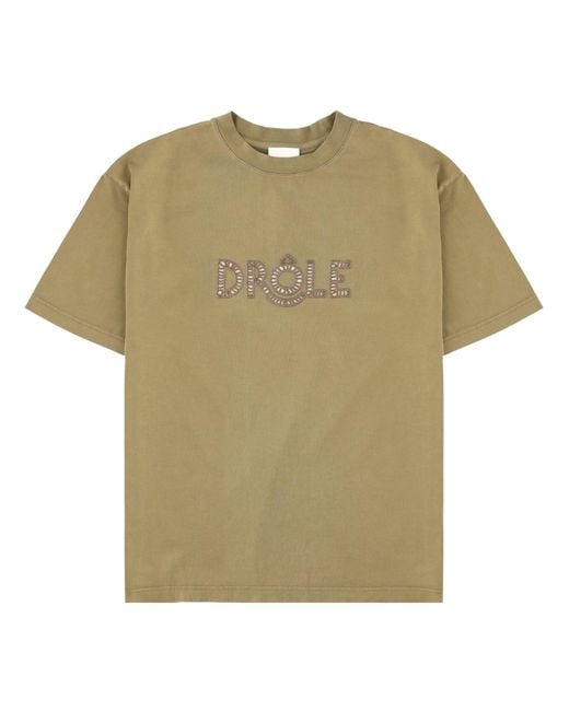 Drole de Monsieur Natural T-Shirt "Ajouré" for men