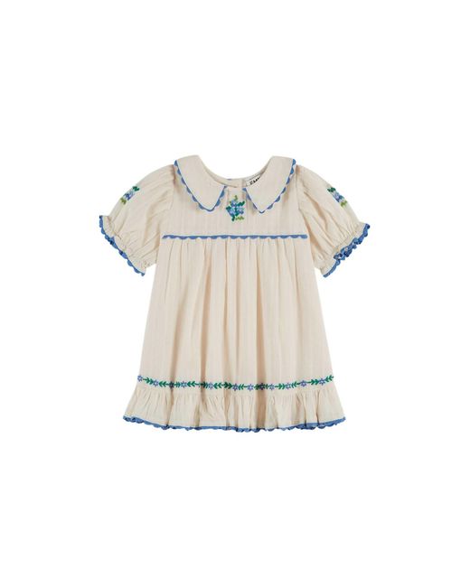 Emile Et Ida White Vestito "Floreal"