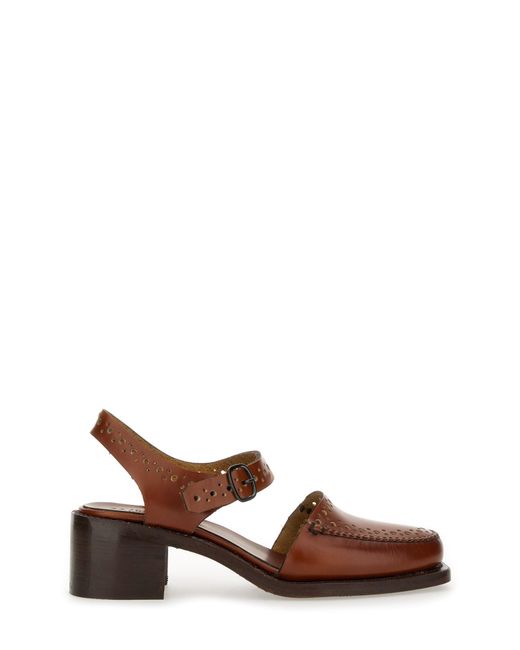 Hereu Brown Picada" Moccasin Sandals