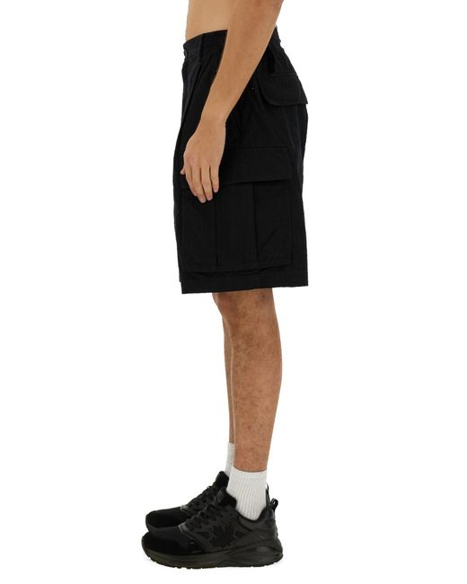 Bermuda Cargo di DSquared² in Black da Uomo