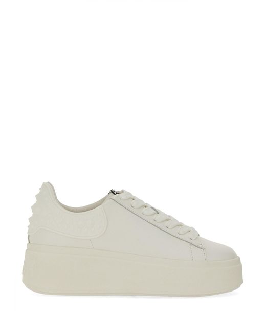 Ash White Moby" Platform Sneakers