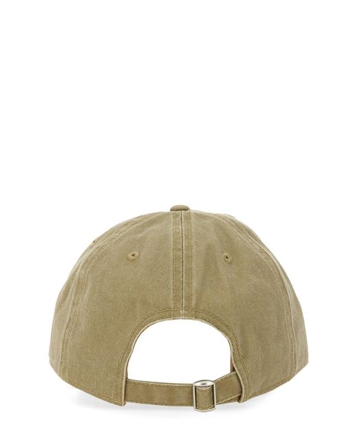 Cappello Da Baseball Délavé di AMISH in Green da Uomo