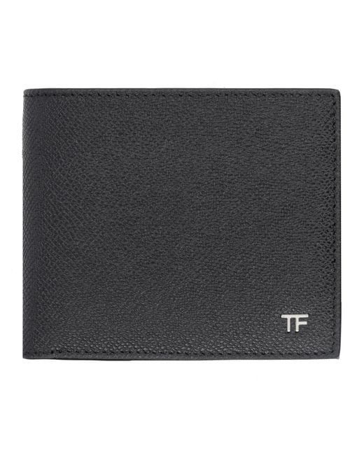Tom Ford Black Portafoglio Bi-Fold for men