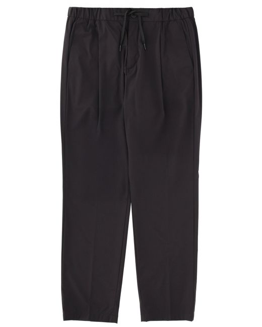 Herno Black Pants With Logo for men