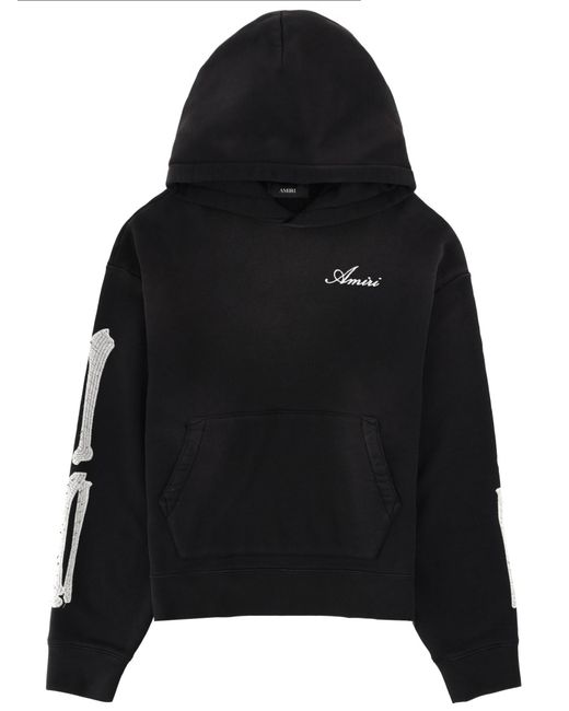 Amiri Black "Bones" Sweatshirt for men