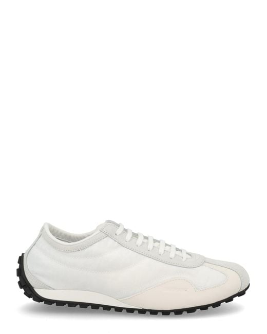 Balmain White Sneaker "Racing Low" for men
