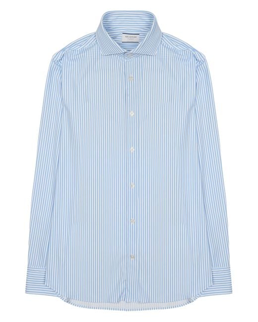 ARCHIVIUM BE UPDATED Blue Camicia for men