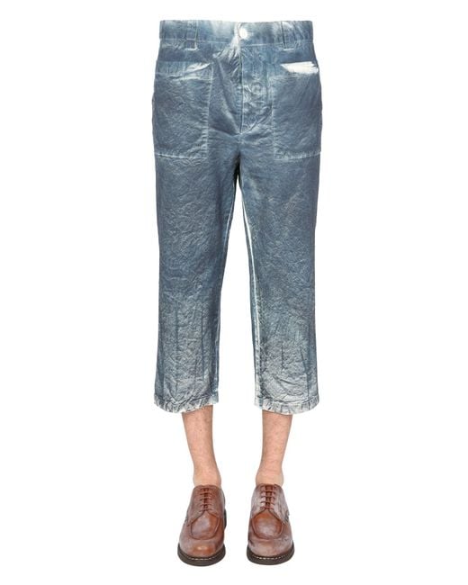 Sunnei Blue Straight Trousers for men