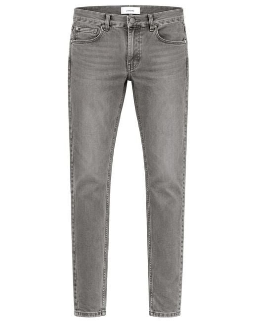 Lardini Gray Cotton Denim Jeans for men