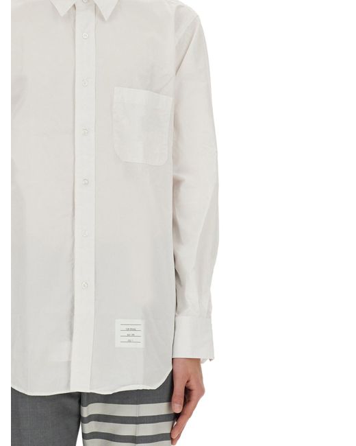 Camicia Button Down di Thom Browne in White da Uomo