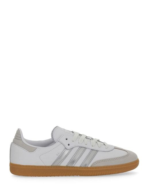Adidas Originals White Sneakers Samba Leather