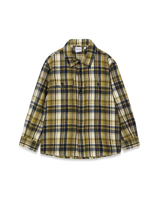 M/L Camicia A Quadri di Aspesi in Green