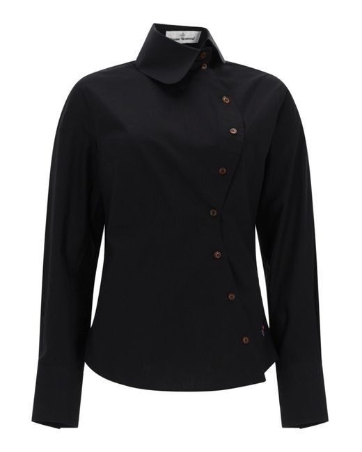 Vivienne Westwood Black Slim Solid Shirt