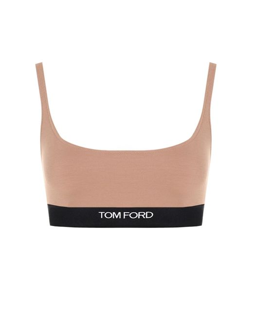 Bralette "Signature" di Tom Ford in White