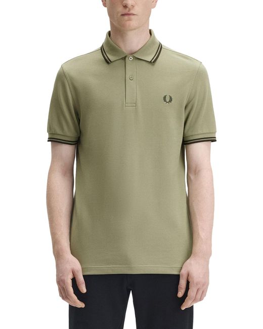 Fred Perry Green M3600" Polo Shirt for men