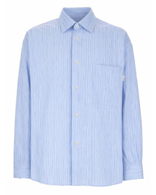 AMISH Blue Camicia for men