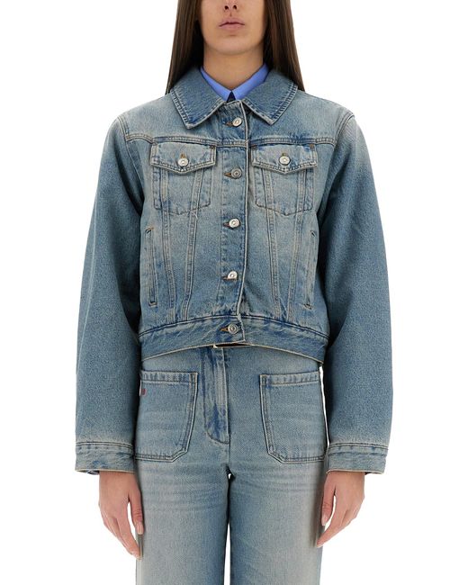Victoria Beckham Blue Denim Jackets