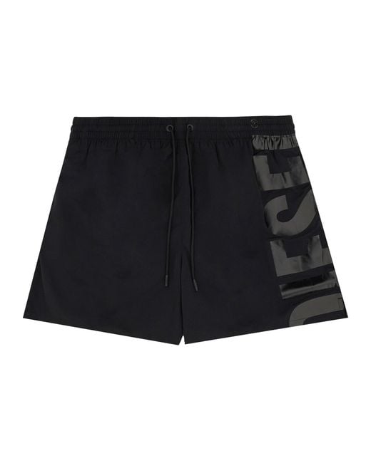 DIESEL Black Rio41Dcore Boxer Swimsuit for men