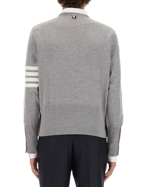Maglia "Hector" di Thom Browne in Gray da Uomo