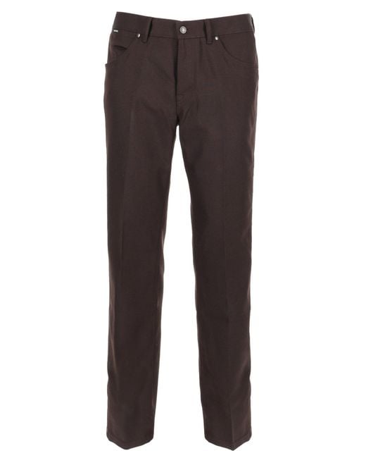 Tom Ford Gray Wool Pants for men