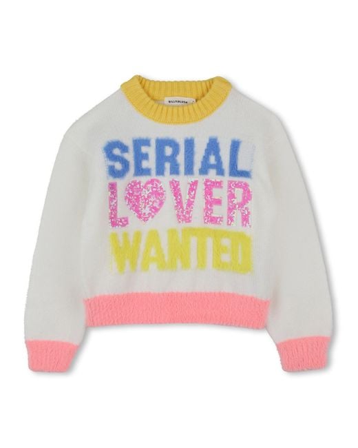 Billieblush Gray Pull "Serial Lover Wanted"